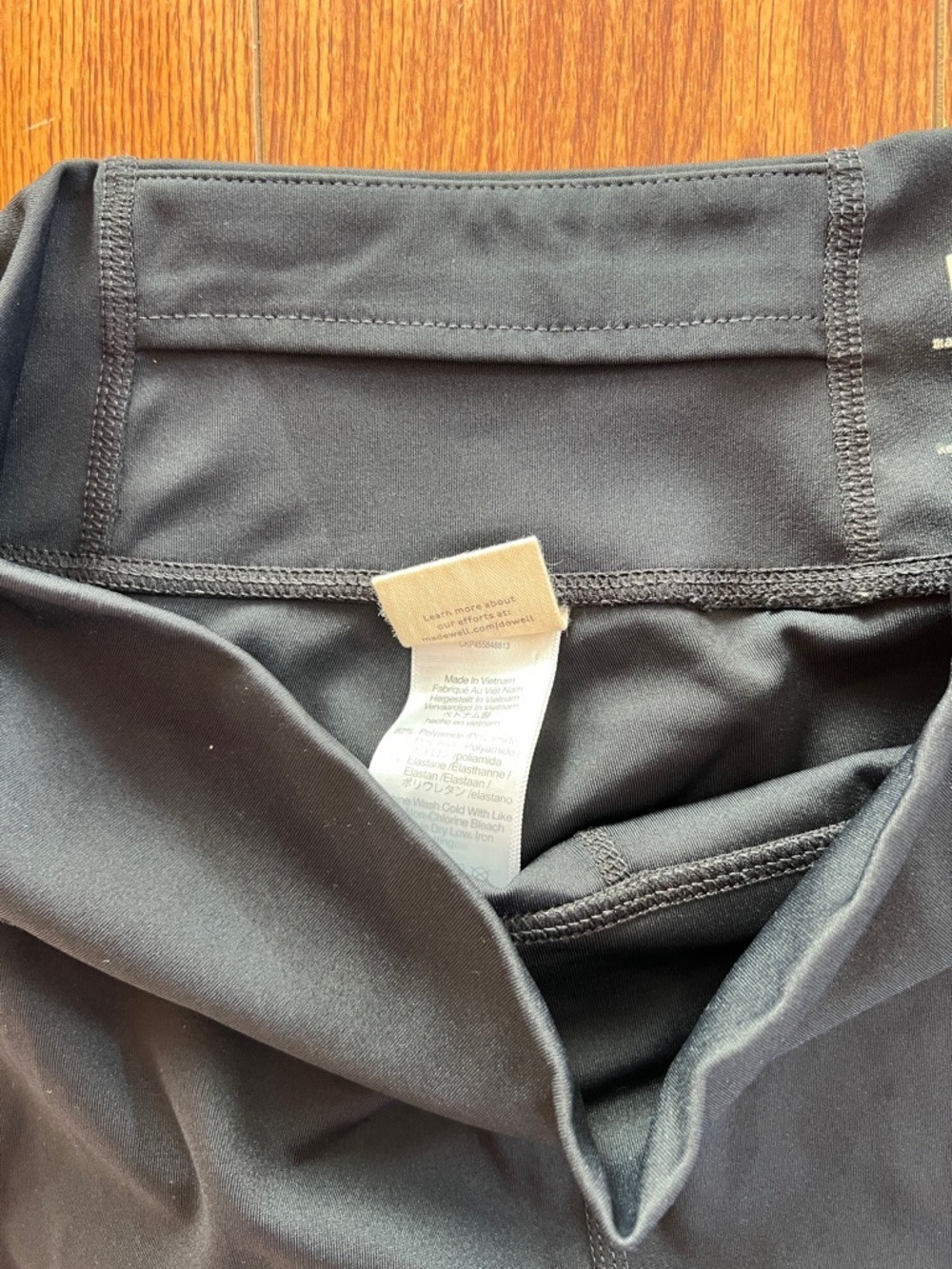 Madewell MWL High-Rise Black Leggings - Picture 7 of 9